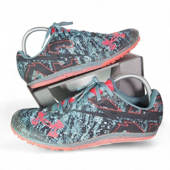 Under Armour Shoes - Under Armour Brigade XC‎ Low Spikeless 'Lichen Blue Black'  Men's 9 Women's 10.5
